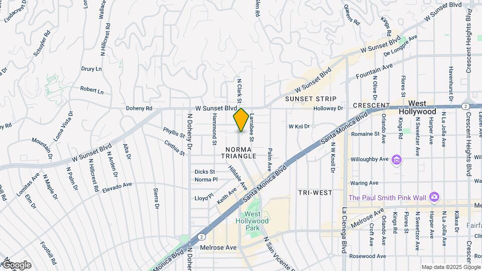 948 San Vicente Blvd Map and Location Details