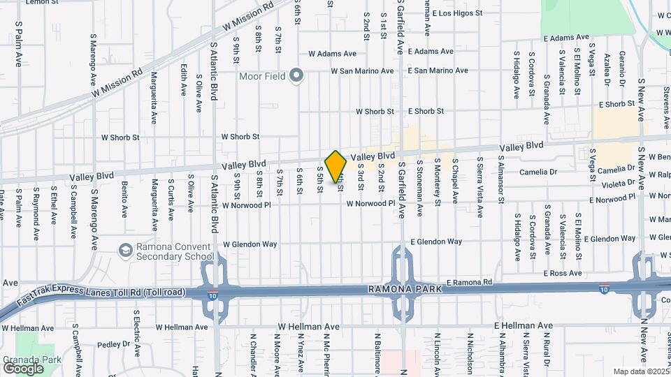 1507 S 4th St Map and Location Details