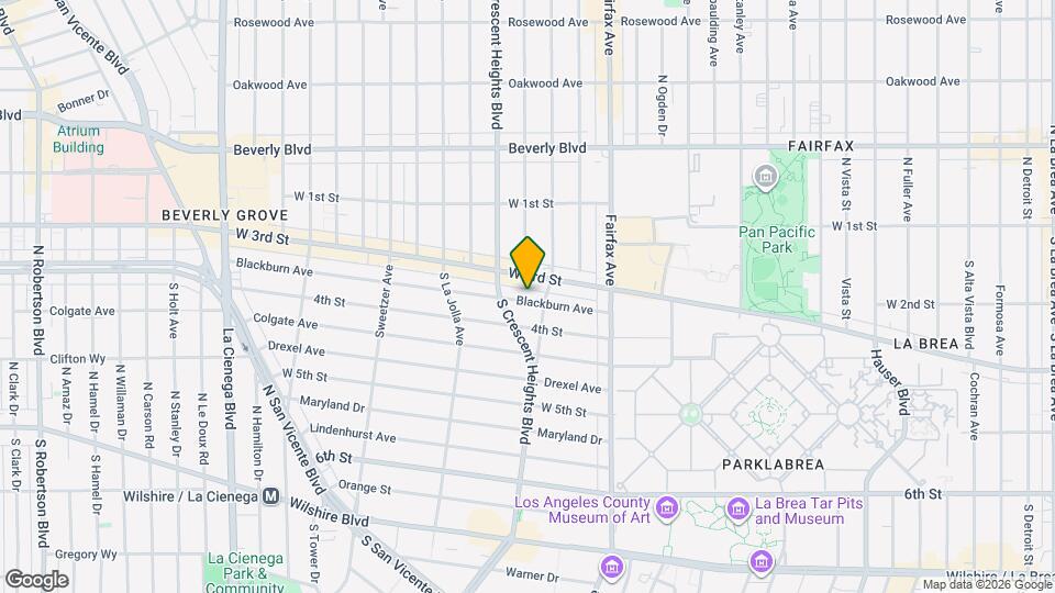8021 Blackburn Ave Map and Location Details