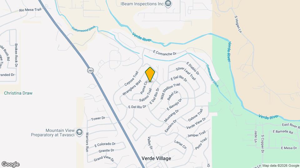 4068 Sabino Trail Mapa y Detalles de la Ubicación