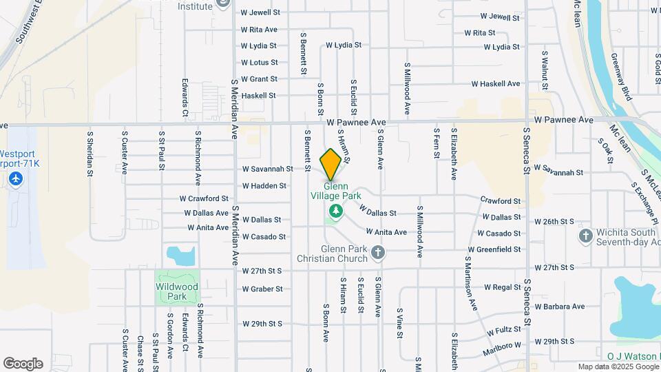 2528 S Hiram Ave Map and Location Details
