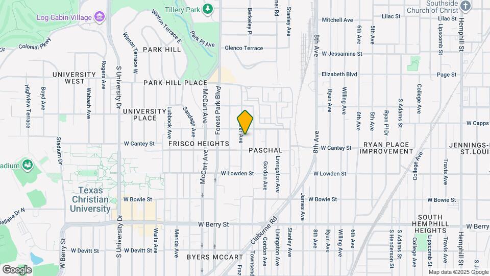 2717 Frazier Ave Map and Location Details