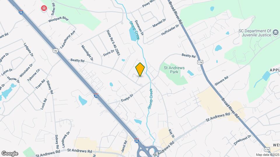 361 Hickory Hill Dr Map and Location Details