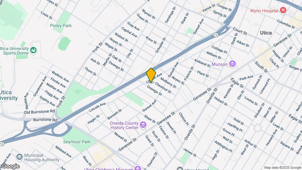 822 Oswego St Map and Location Details