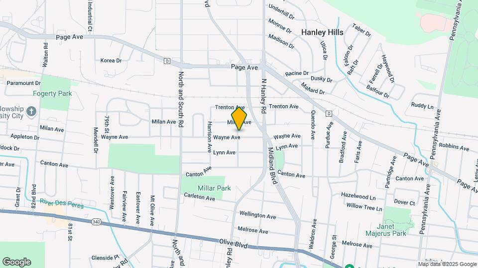 7449 Wayne Ave Map and Location Details