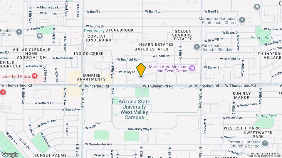 13830 N 47th Ave Mapa y Detalles de la Ubicación