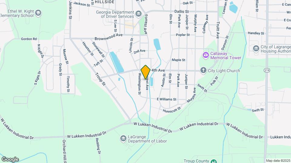 1310 Forrest Ave Map and Location Details