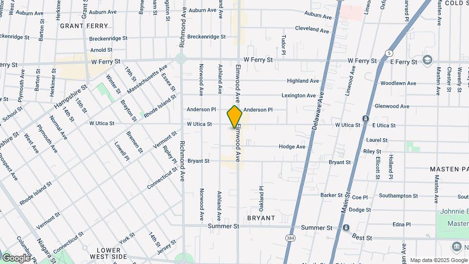 504 Elmwood Ave Map and Location Details