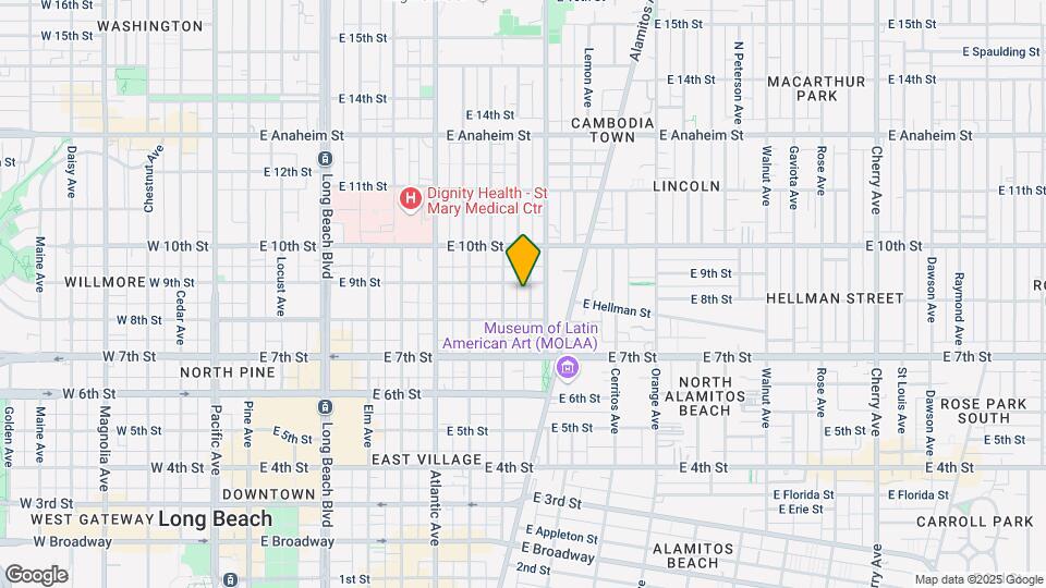 861 N Washington Pl Map and Location Details