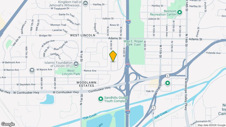 2636-2638 N 4th St Map and Location Details