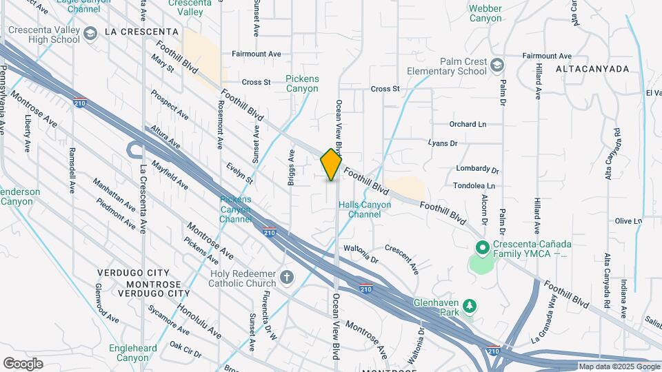 4439 Ocean View Blvd Map and Location Details