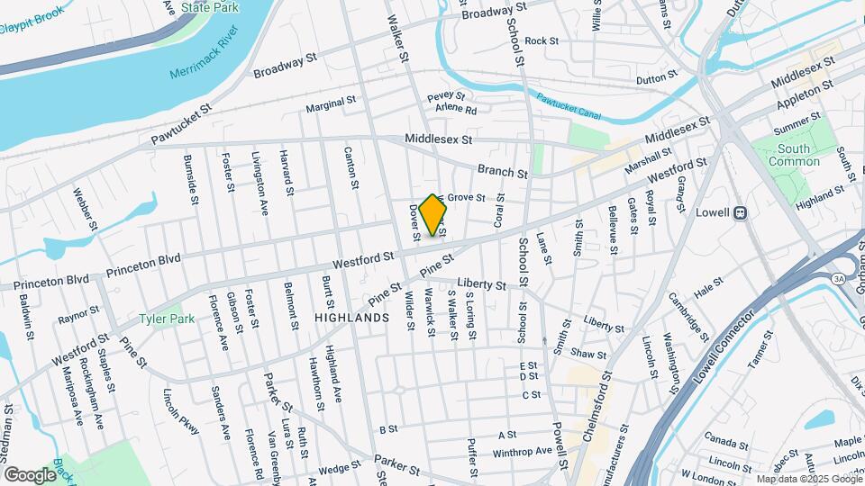 377 Westford St Map and Location Details