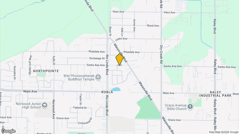 836 Marsh Creek Dr Map and Location Details