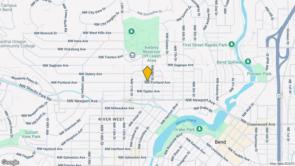 953 NW Portland Ave Map and Location Details