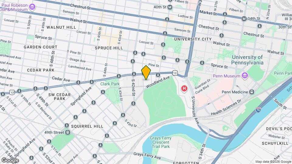 521 S 41st St Map and Location Details