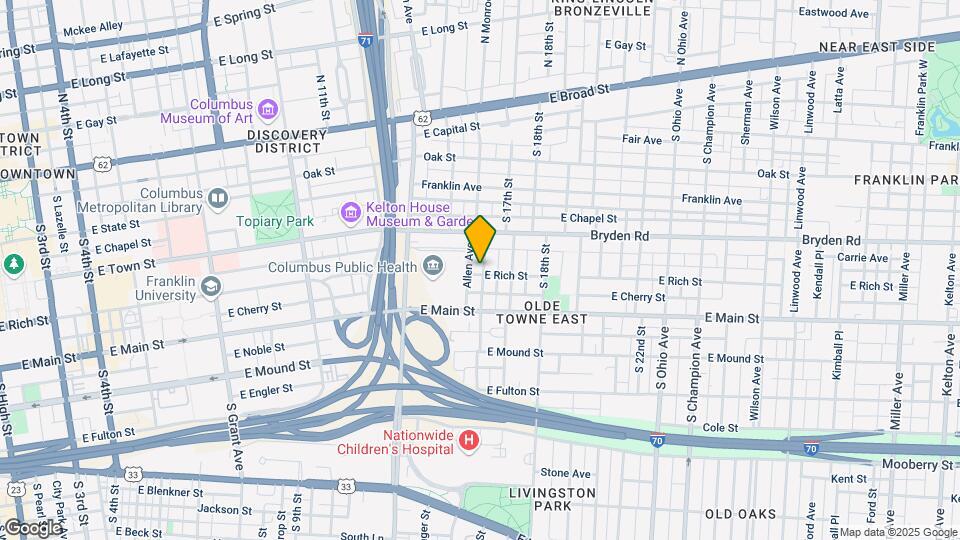247 S Monroe Ave Map and Location Details