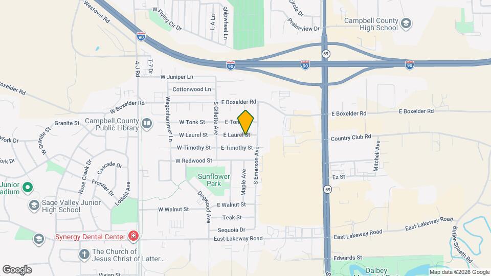 300 E Laurel St Map and Location Details