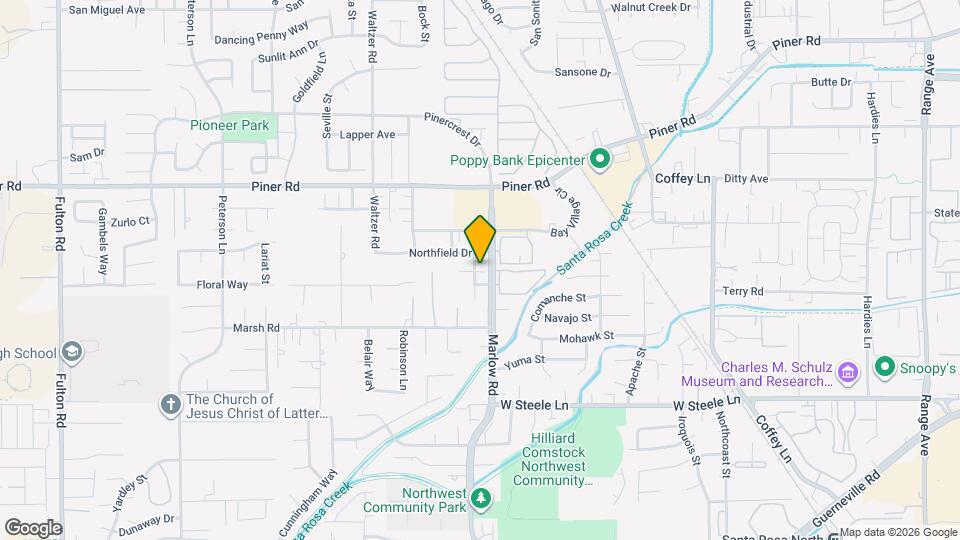 1969 Northfield Dr Map and Location Details