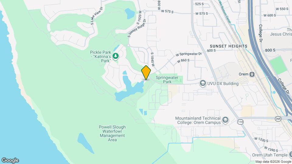 1871 Springwater Ln Map and Location Details