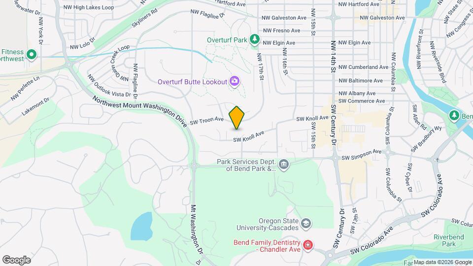 1806 SW Knoll Ave Map and Location Details