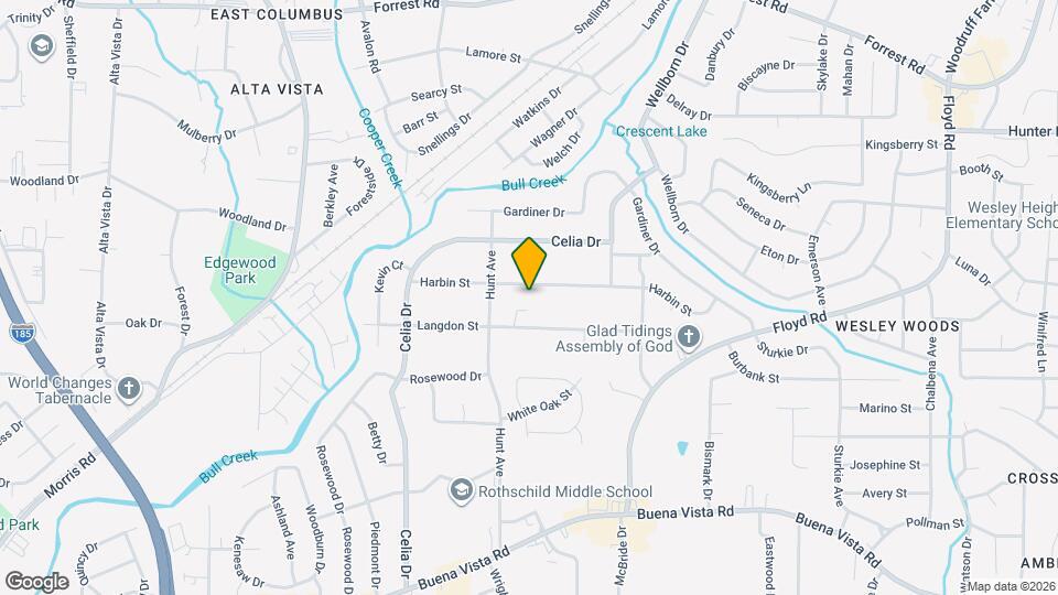 4612 Harbin St Mapa y Detalles de la Ubicación