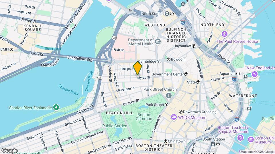 63 Myrtle St, Unit 1 Map and Location Details