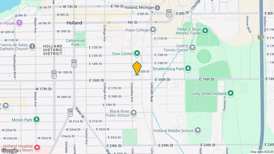 173 E 16th St Map and Location Details