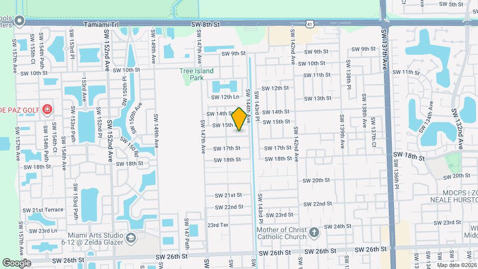 14435 SW 16th St Map and Location Details