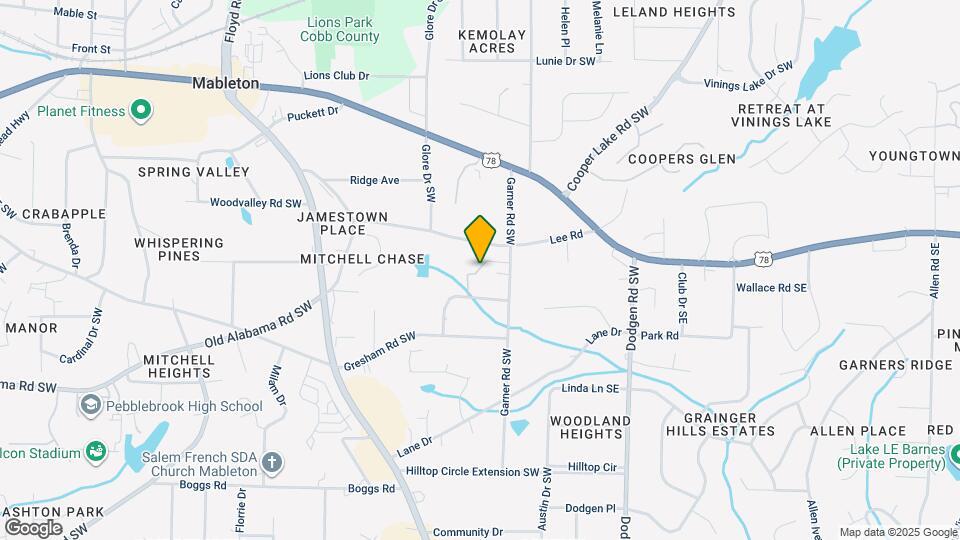 5905 Lone Oak Dr SW Map and Location Details