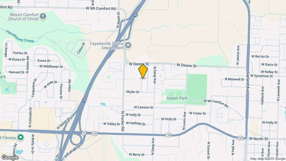 1650 Willowbrook Dr Map and Location Details
