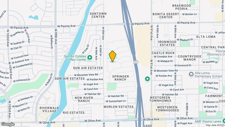 9413 W Cinnabar Ave Map and Location Details