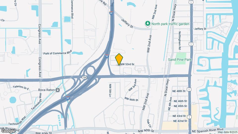 500 NW 53rd St Map and Location Details