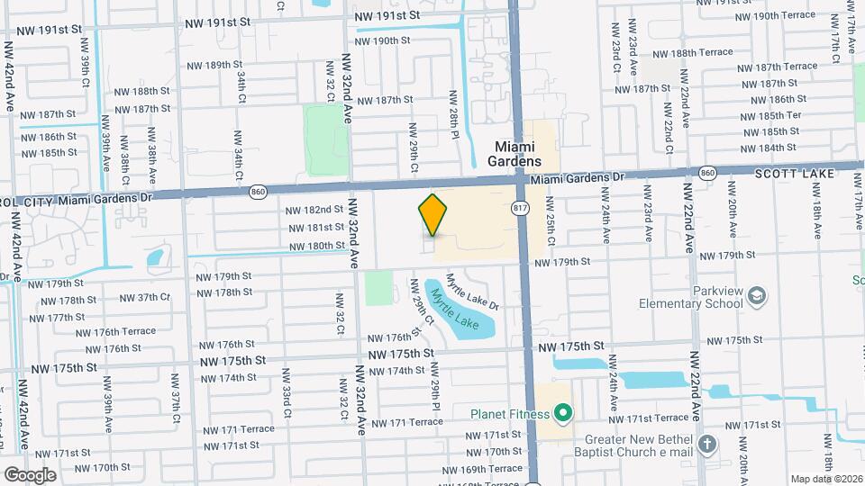 2802 NW 181st St Map and Location Details
