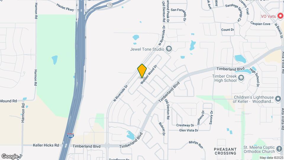 12125 Walden Wood Dr Map and Location Details
