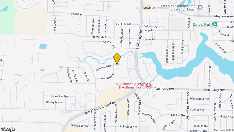 647 Virginia Oak Ct Map and Location Details