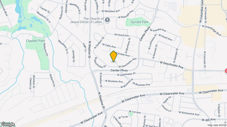 313 N Oklahoma St Map and Location Details