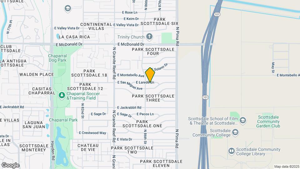 8613 E Laredo Ln Map and Location Details
