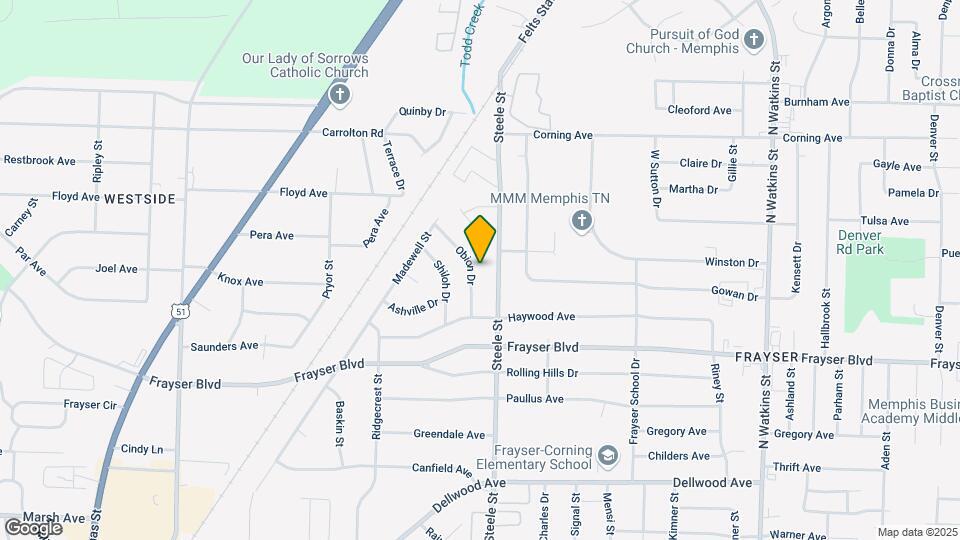 3476 Obion Dr Map and Location Details