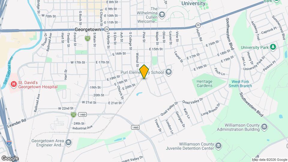 1906 Pine St Map and Location Details