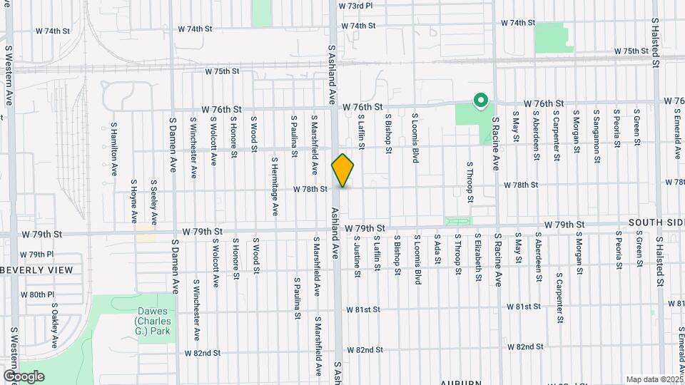7801 S Ashland Ave Mapa y Detalles de la Ubicación