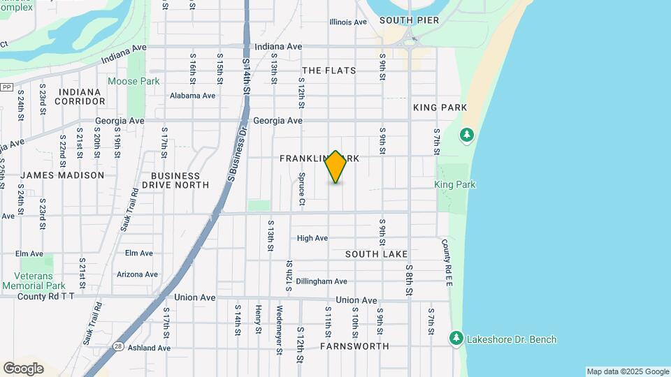 1549 S 11th St Map and Location Details