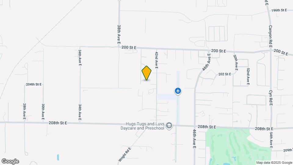 4014 203rd St Ct E Map and Location Details