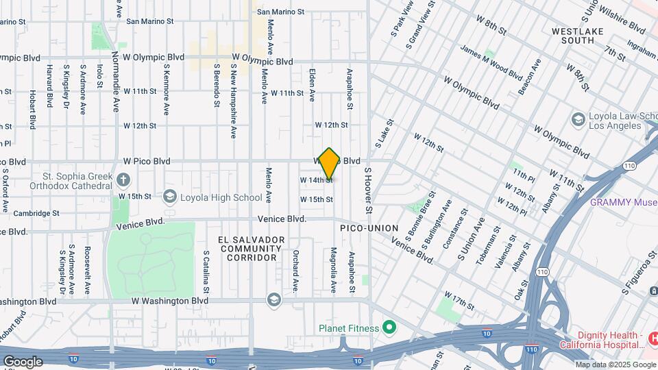 1407 Magnolia Ave Mapa y Detalles de la Ubicación