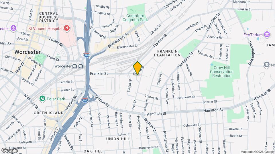 16 Groton Pl, Unit Apartment #4 Map and Location Details