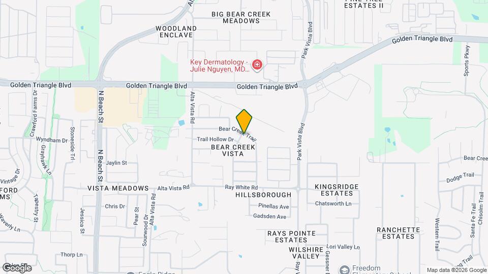 10457 Bear Creek Trail Map and Location Details