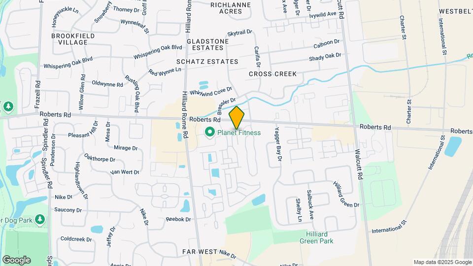 Hilliard Station Apartments Map and Location Details