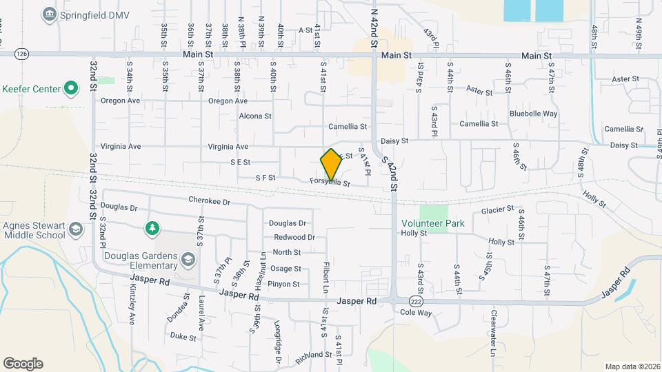 4107 Forsythia St Map and Location Details