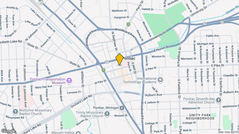 35 N Saginaw St, Unit #2 Map and Location Details