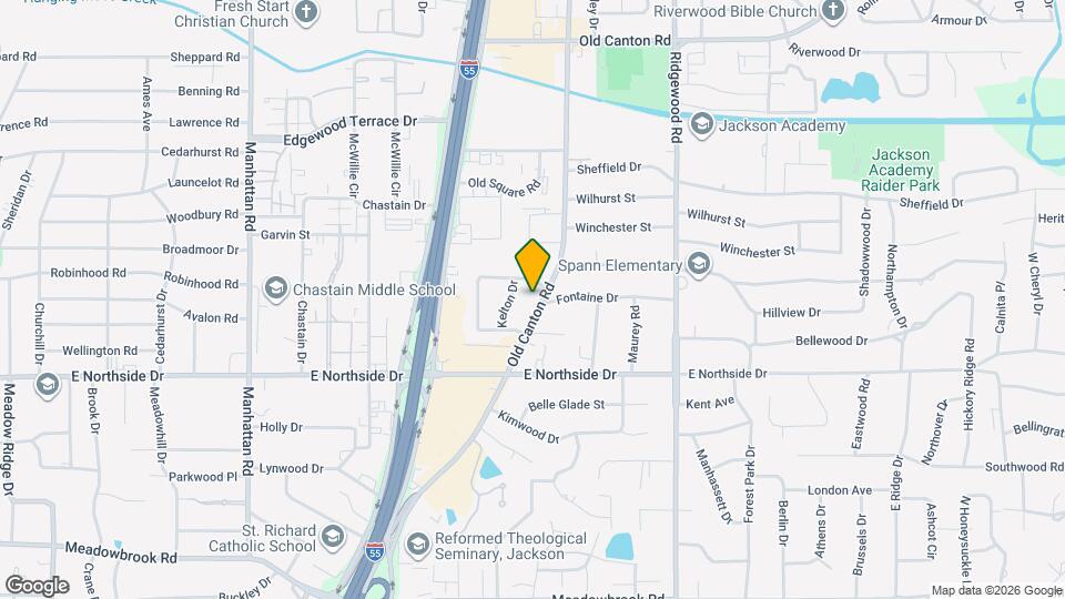 4637 Old Canton Rd Map and Location Details
