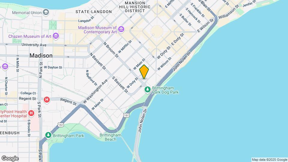 350 W Wilson St, Unit 302 Map and Location Details